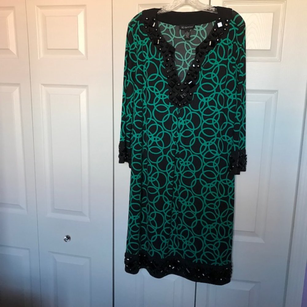 Black & Green Dress size 1X